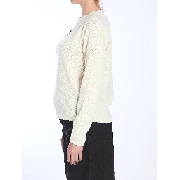 White wool sweater