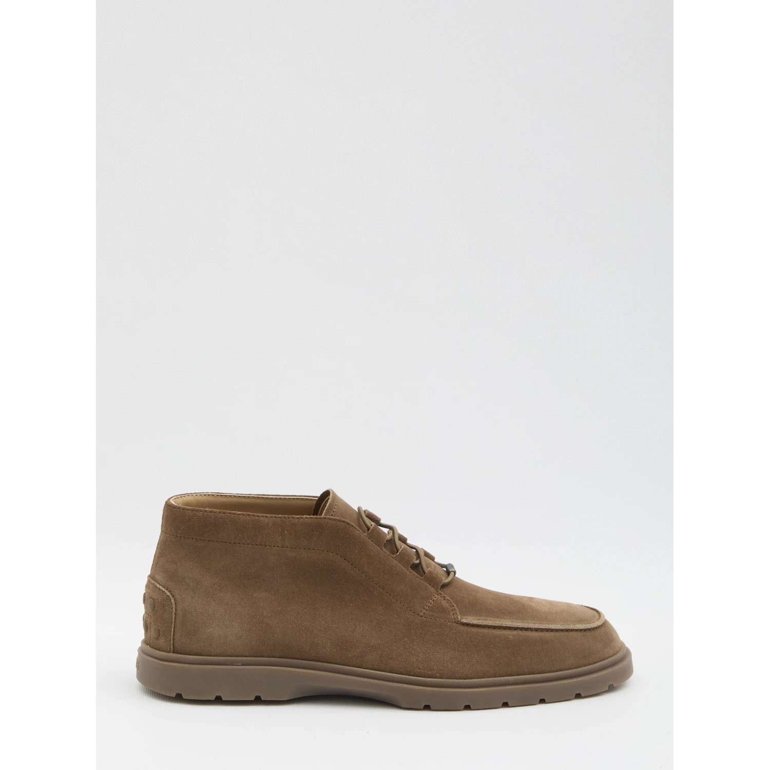 Suede leather ankle boots