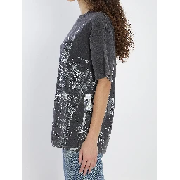 T-shirt with rhinestones