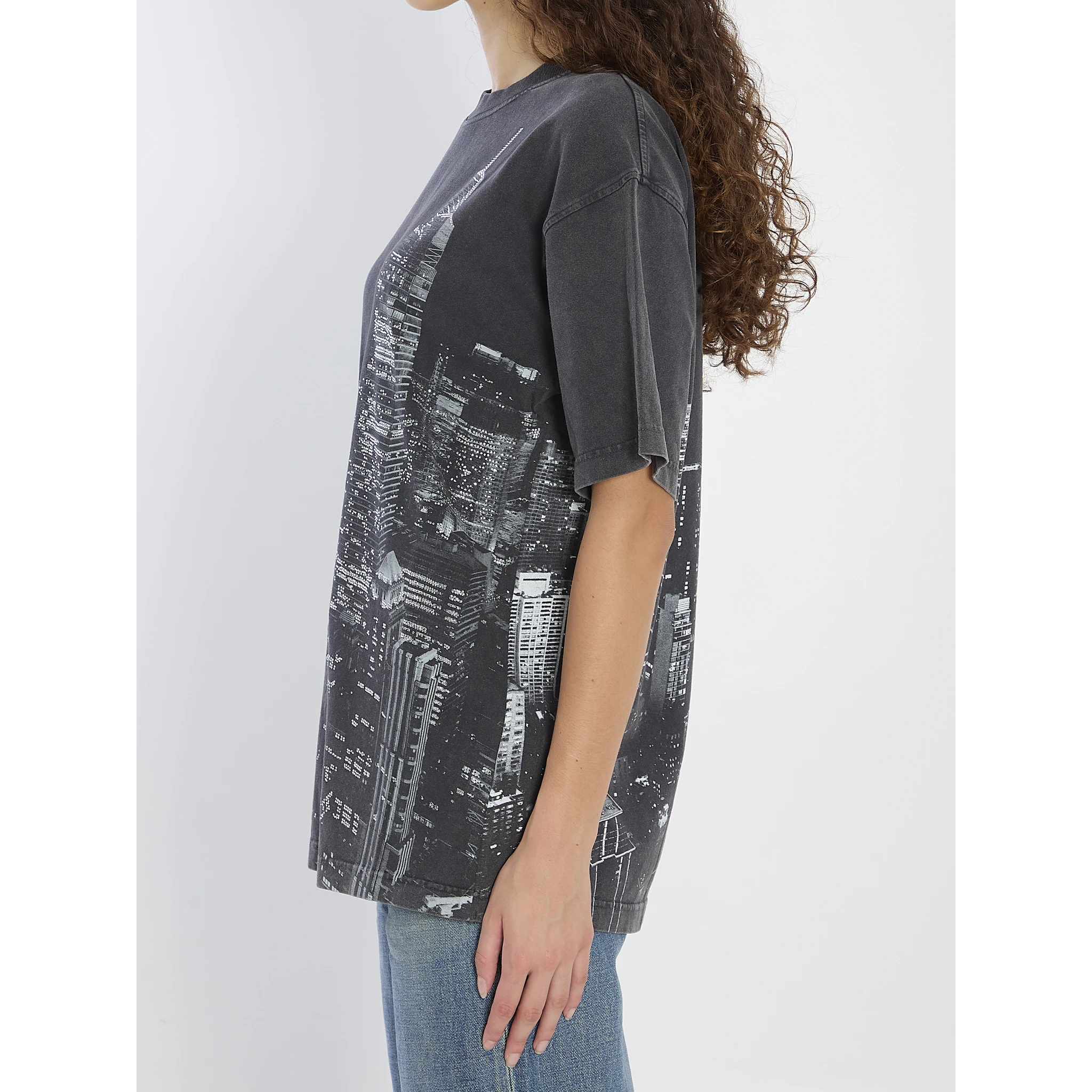 T-shirt with rhinestones