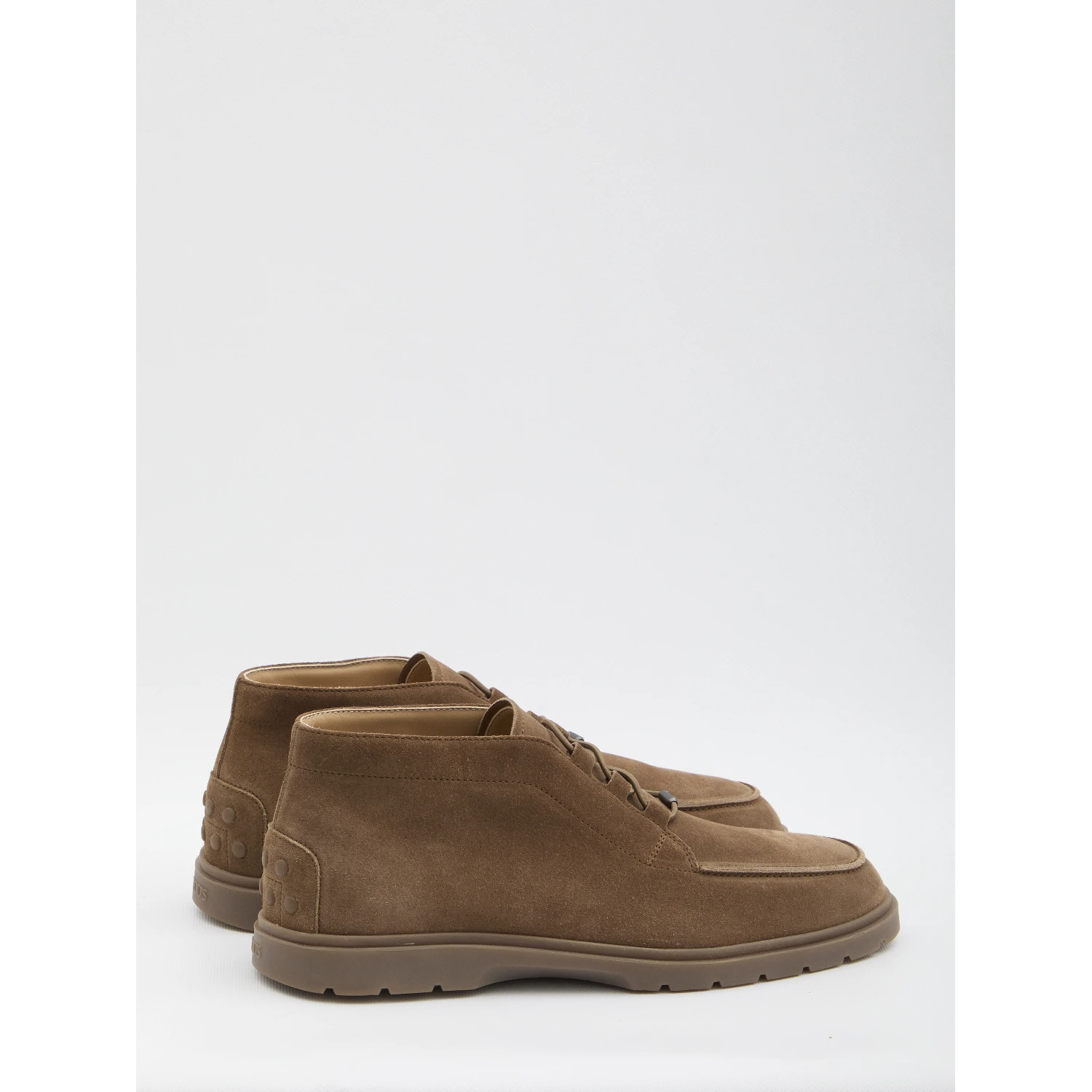 Suede leather ankle boots