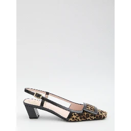 Belle Vivier Pony Slingback Pumps