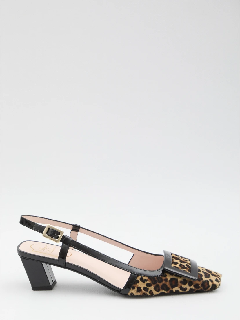 Belle Vivier Pony Slingback Pumps