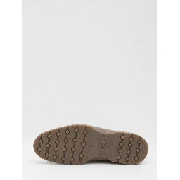 Suede leather ankle boots