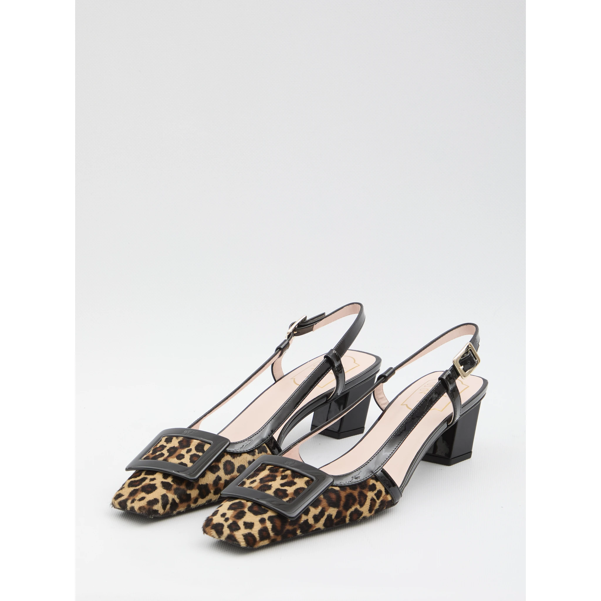 Belle Vivier Pony Slingback Pumps
