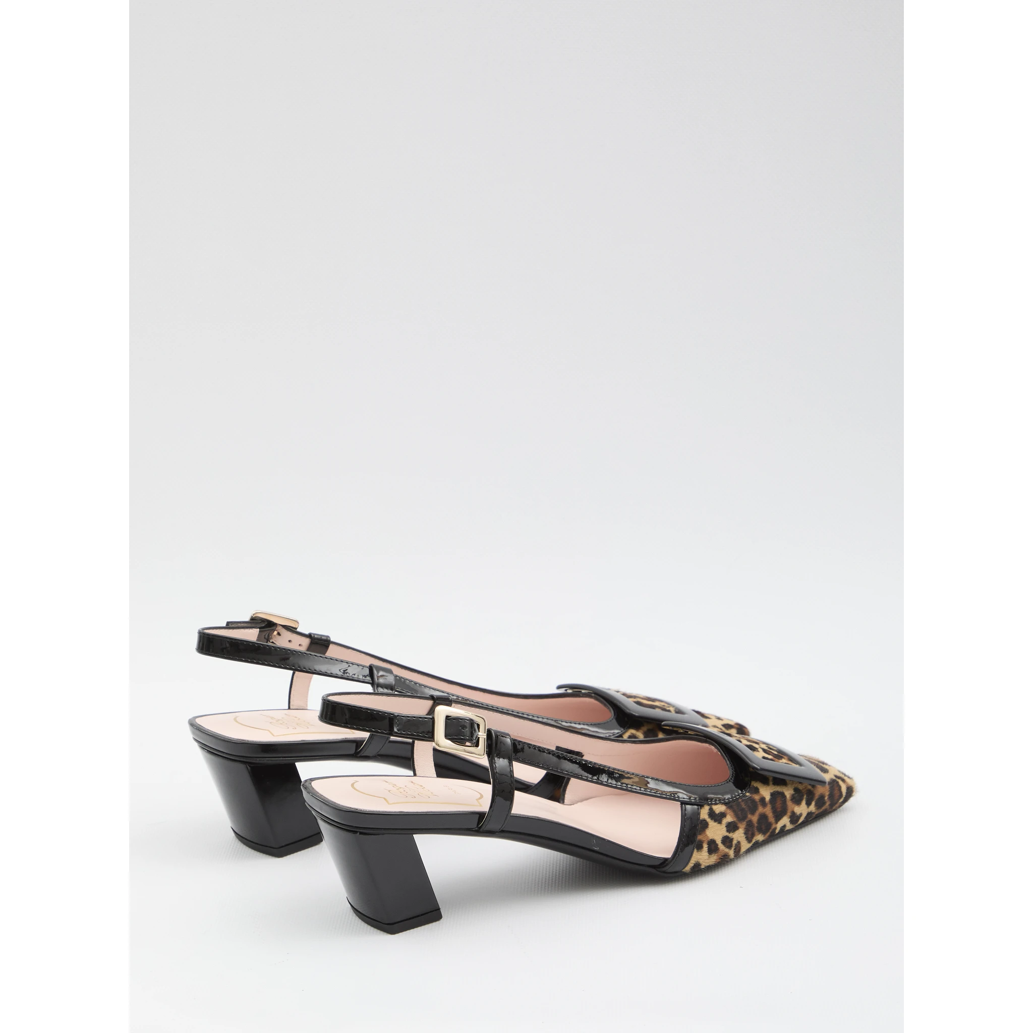 Belle Vivier Pony Slingback Pumps