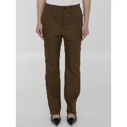 Pants in cotton twill