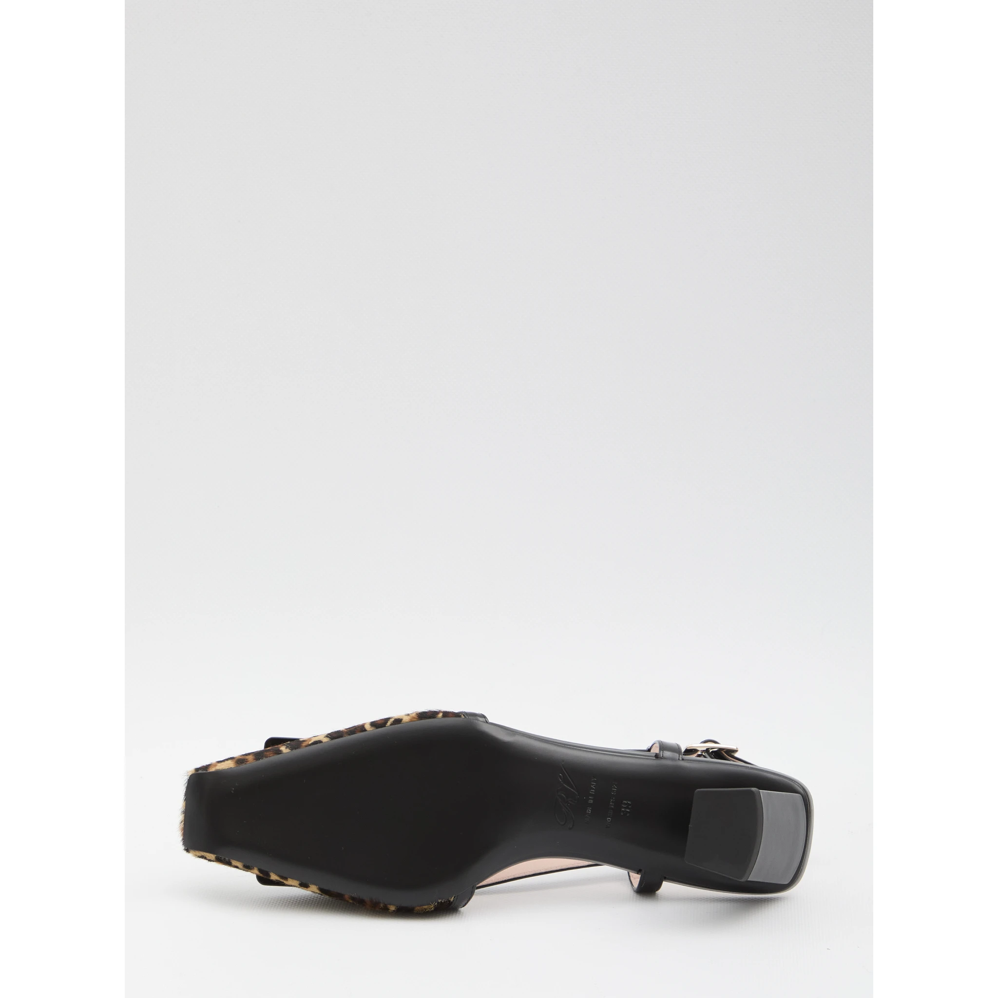 Belle Vivier Pony Slingback Pumps