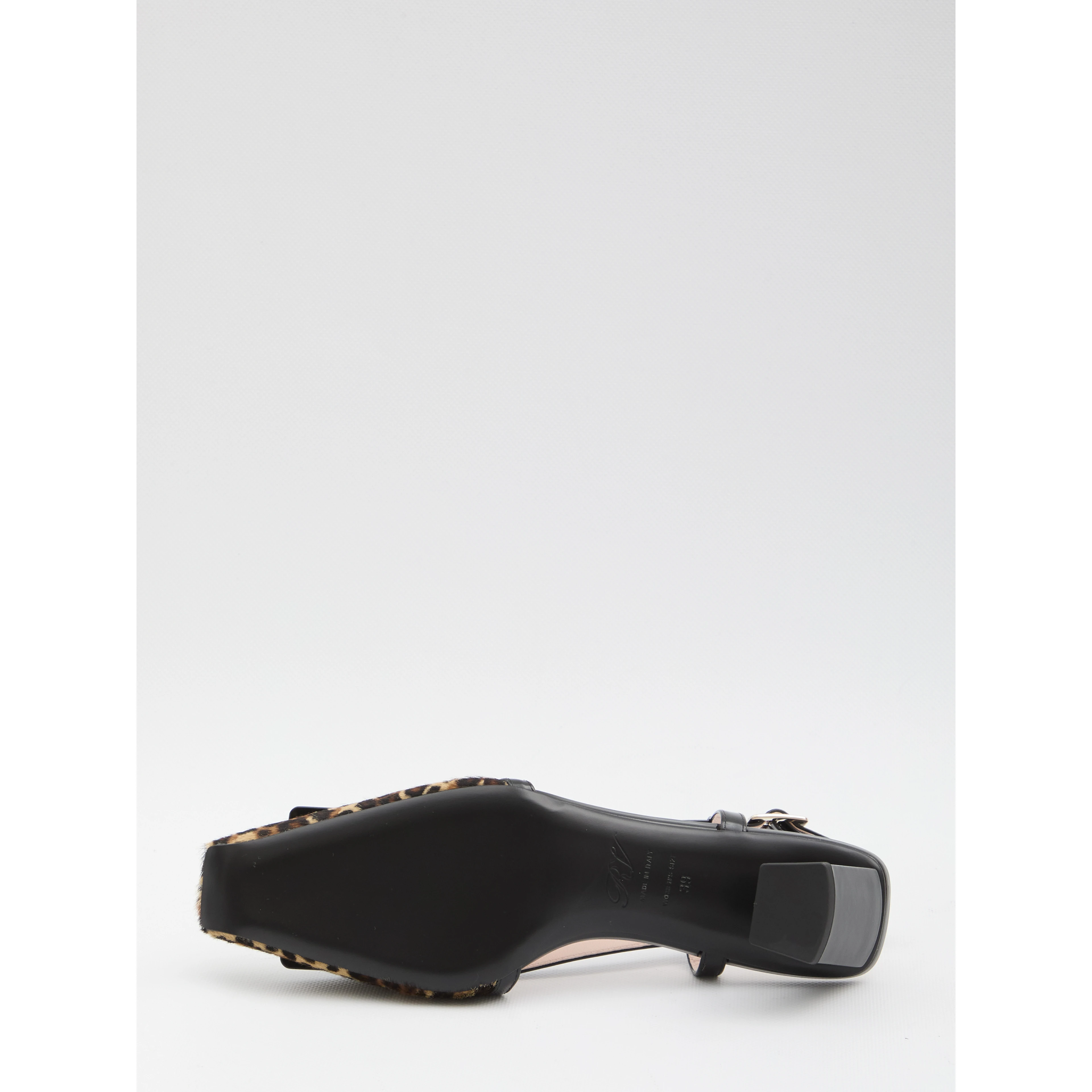 Belle Vivier Pony Slingback Pumps