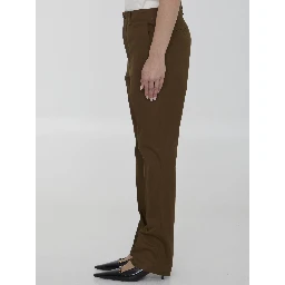 Pants in cotton twill
