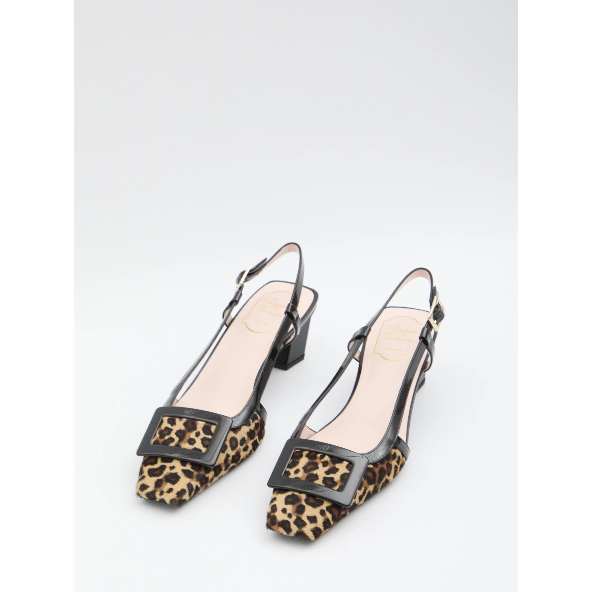 Belle Vivier Pony Slingback Pumps