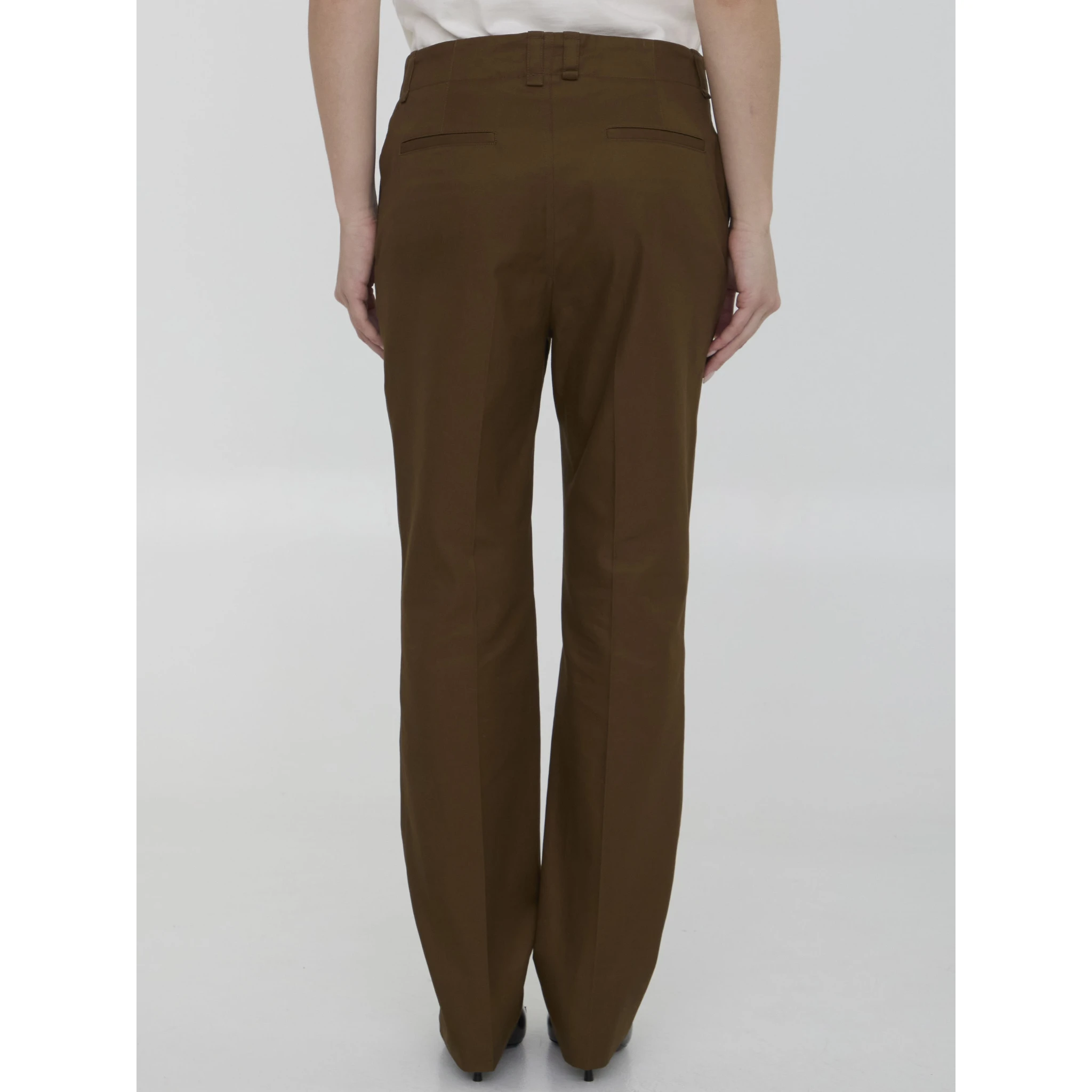 Pants in cotton twill