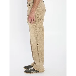 Beige cargo jeans