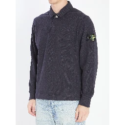 Long-sleeve polo shirt