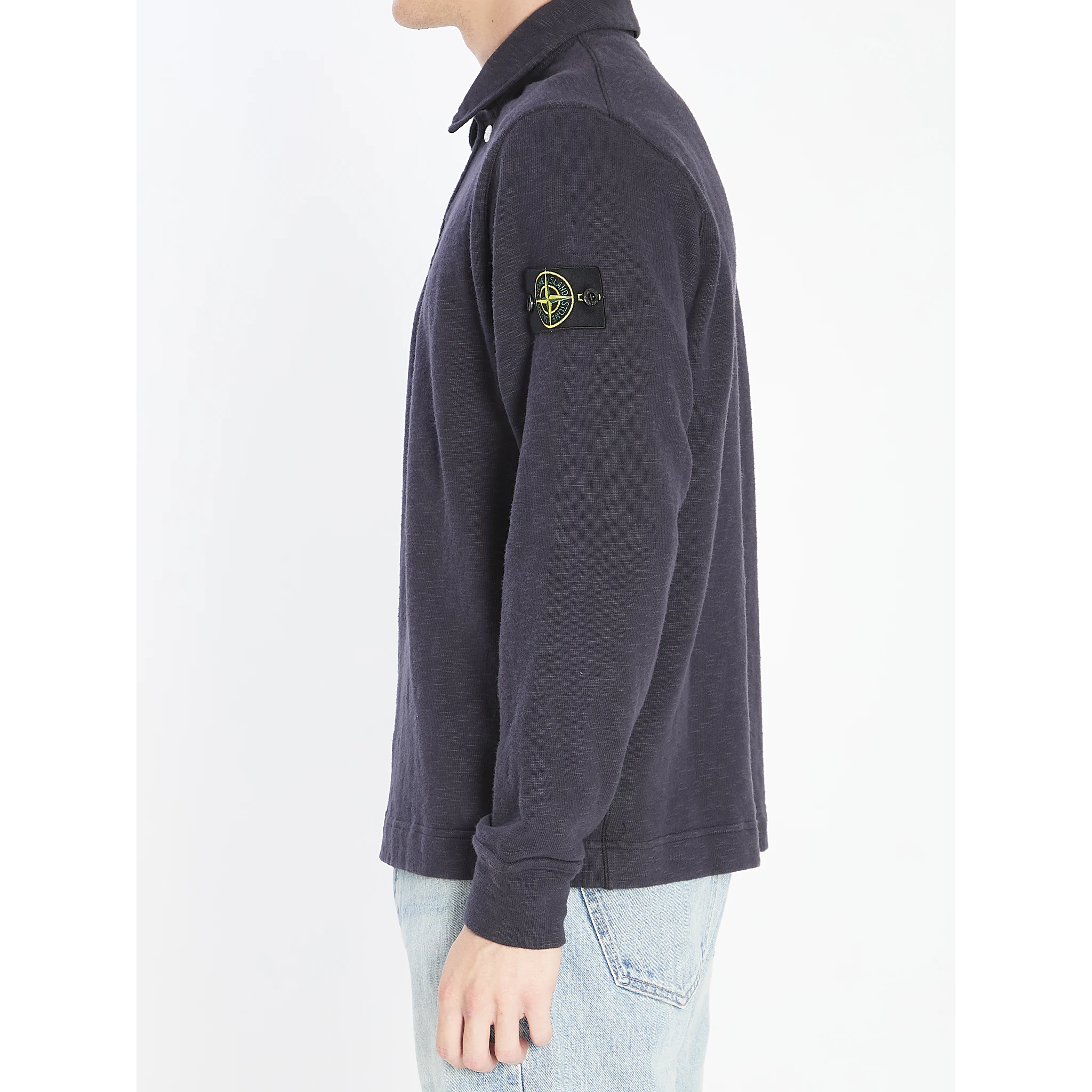 Long-sleeve polo shirt