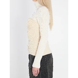 Ribbed knit pullover