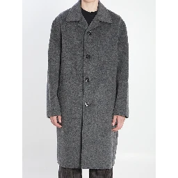 Wool and cashmere coat