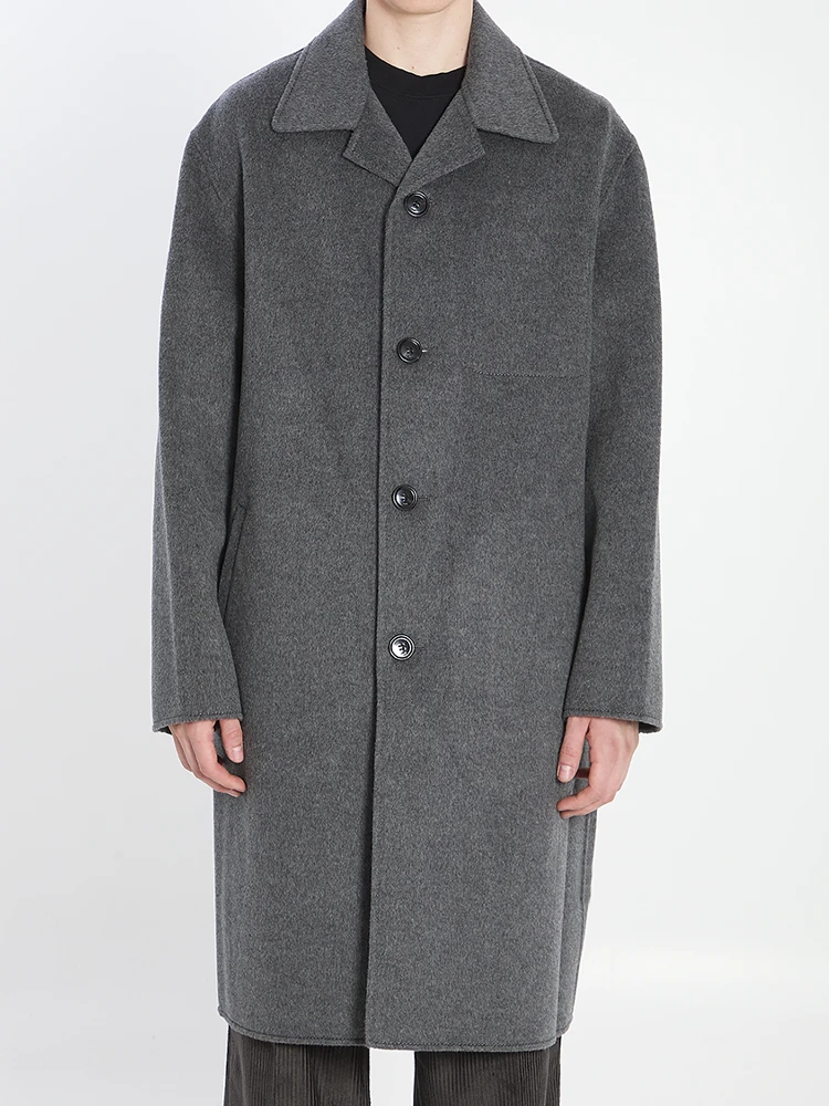 Wool and cashmere coat