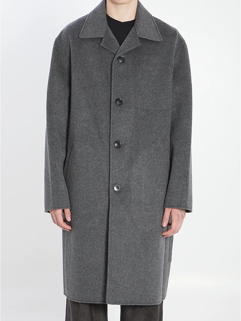 Wool and cashmere coat