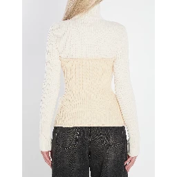 Ribbed knit pullover