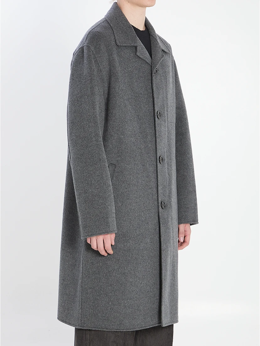 Wool and cashmere coat