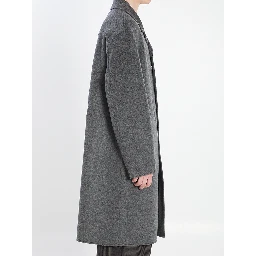 Wool and cashmere coat