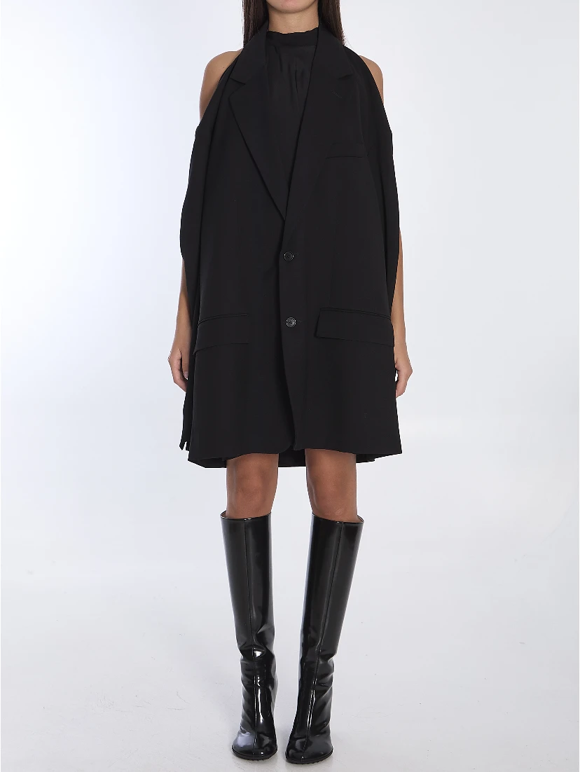 Suspended jacket dress