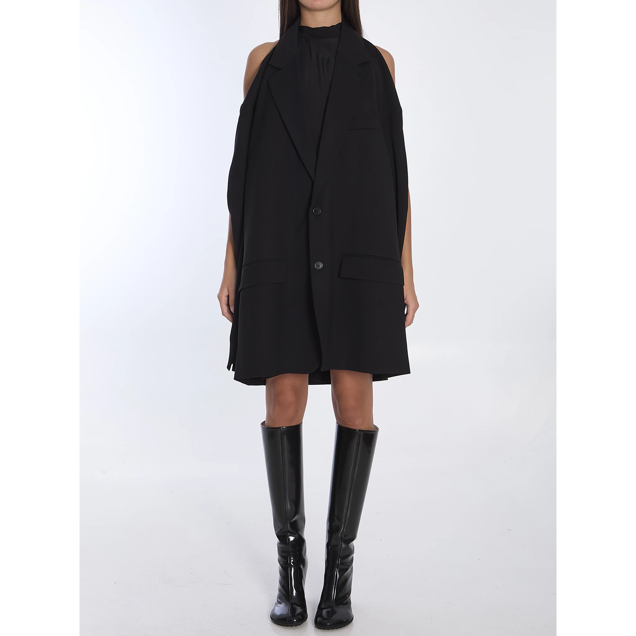 Suspended jacket dress