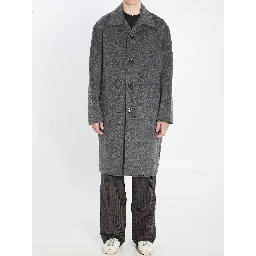 Wool and cashmere coat