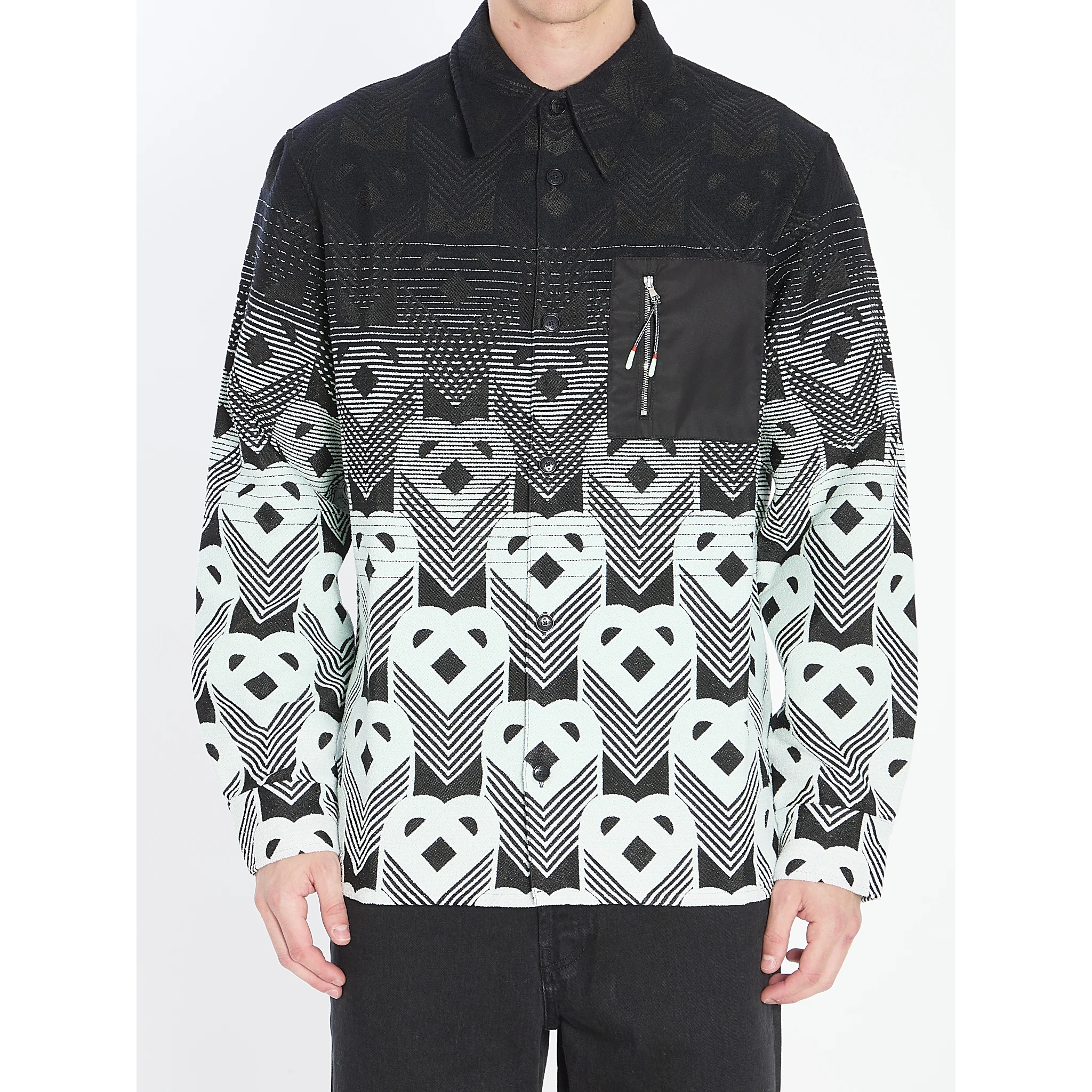 Cotton-blend overshirt