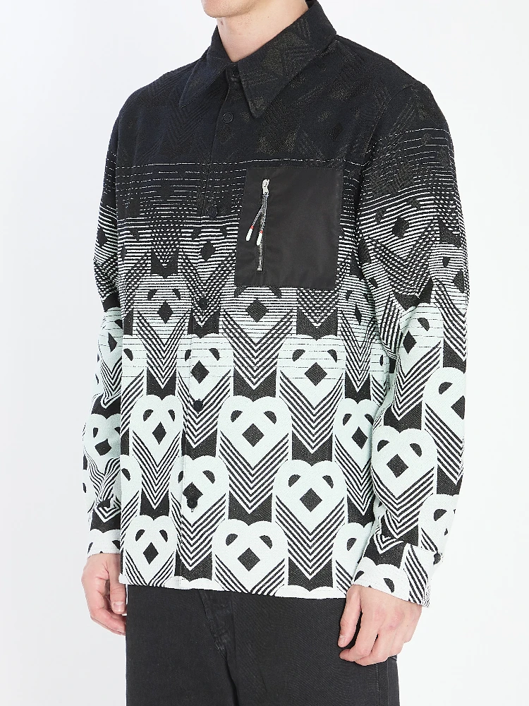 Cotton-blend overshirt alternative