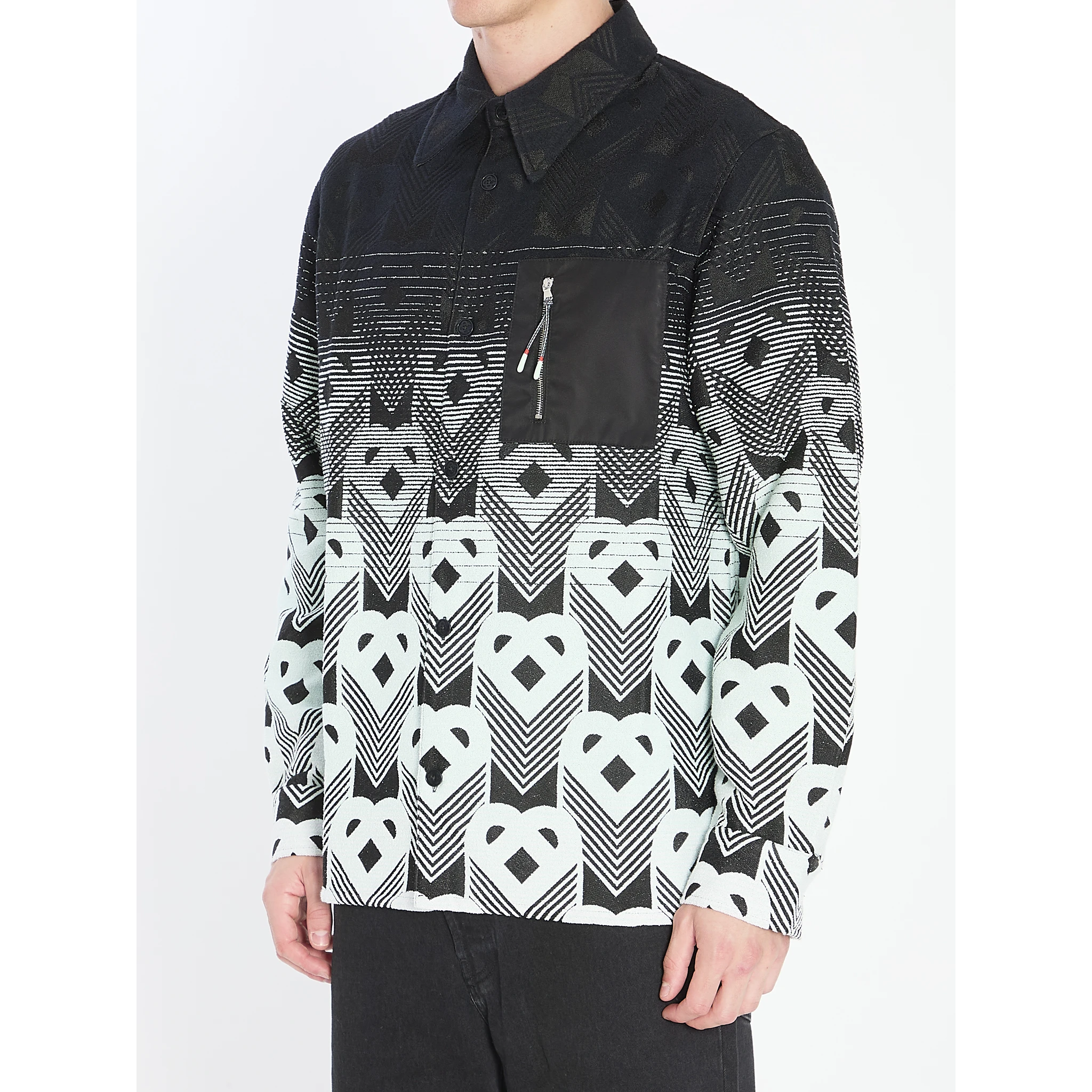 Cotton-blend overshirt