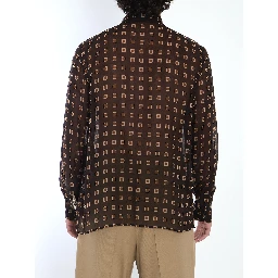 Shirt with geometric pattern