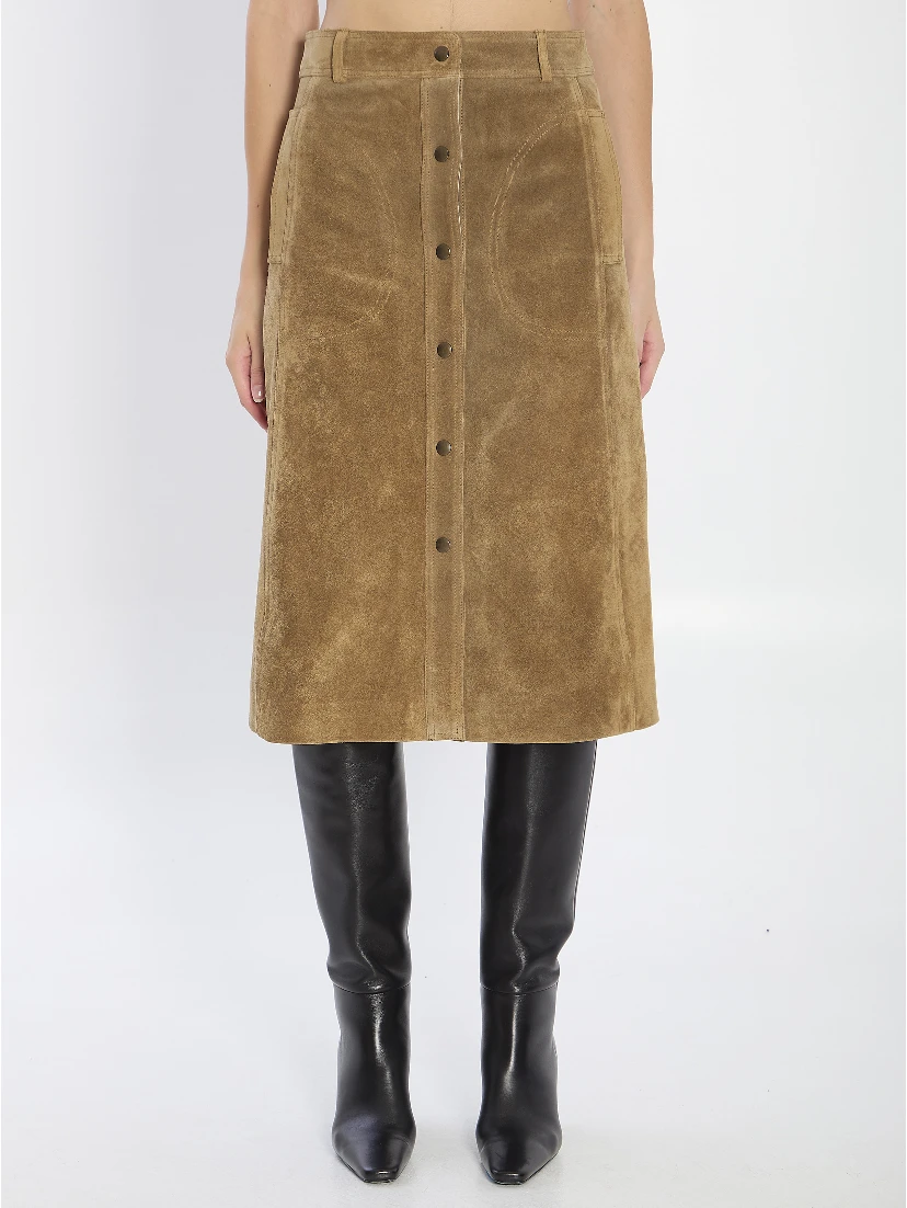 Elen suede skirt