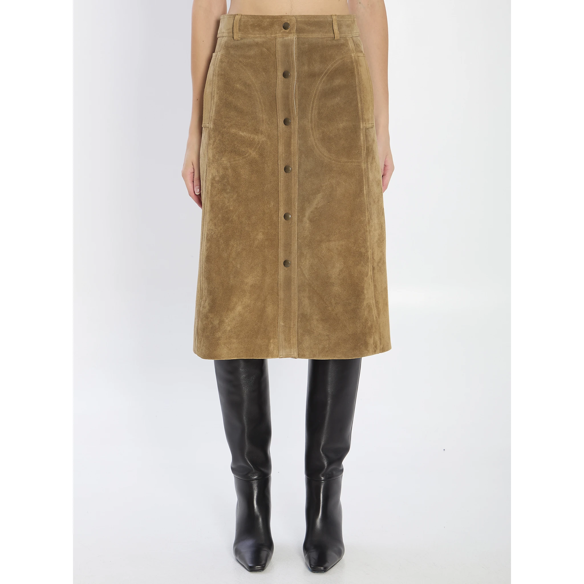Elen suede skirt