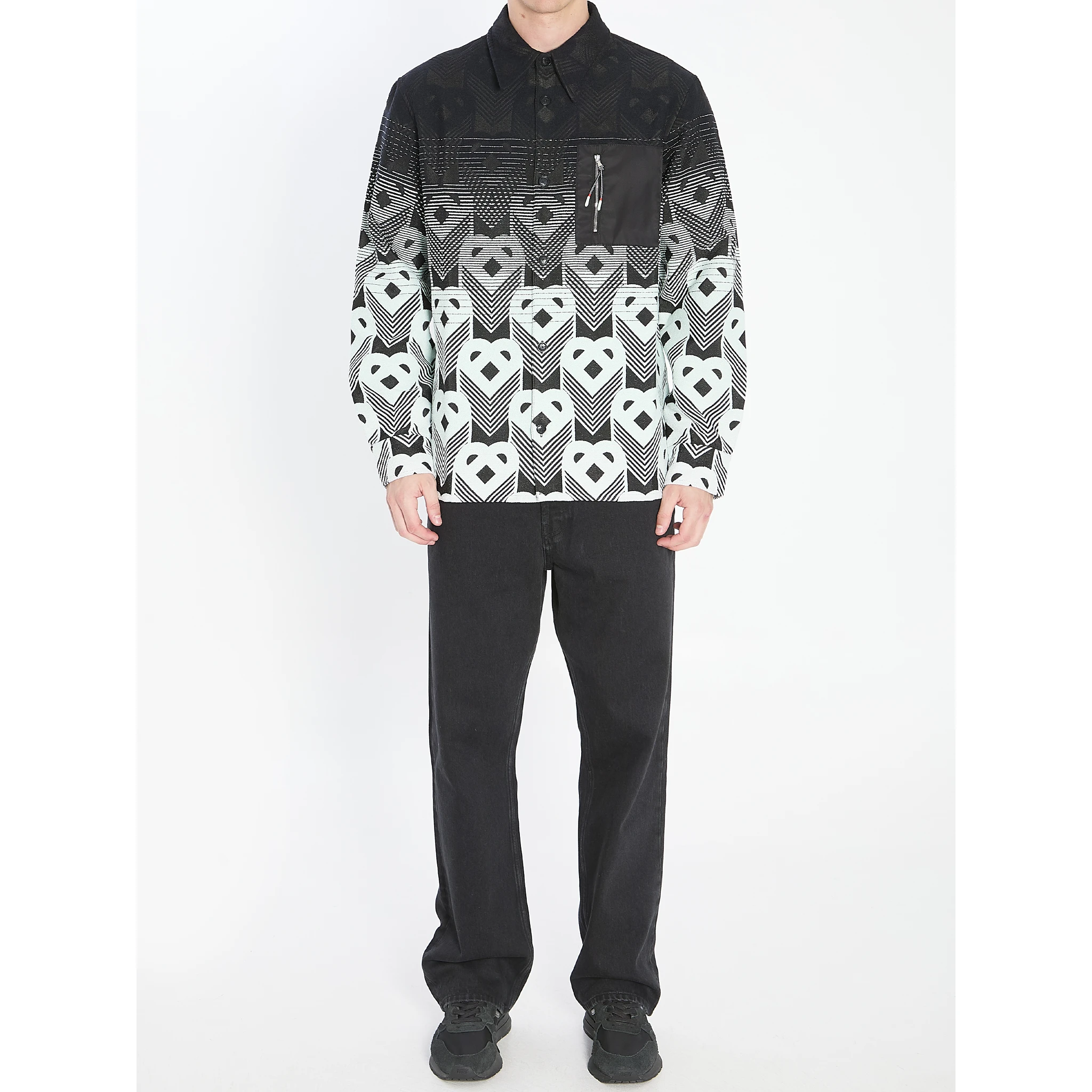 Cotton-blend overshirt