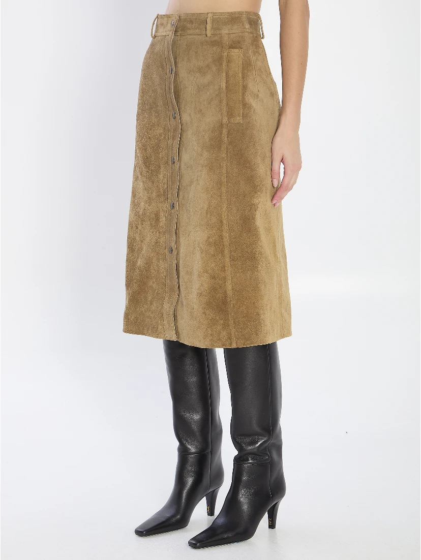 Elen suede skirt