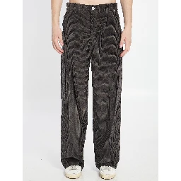 Corduroy velvet pants