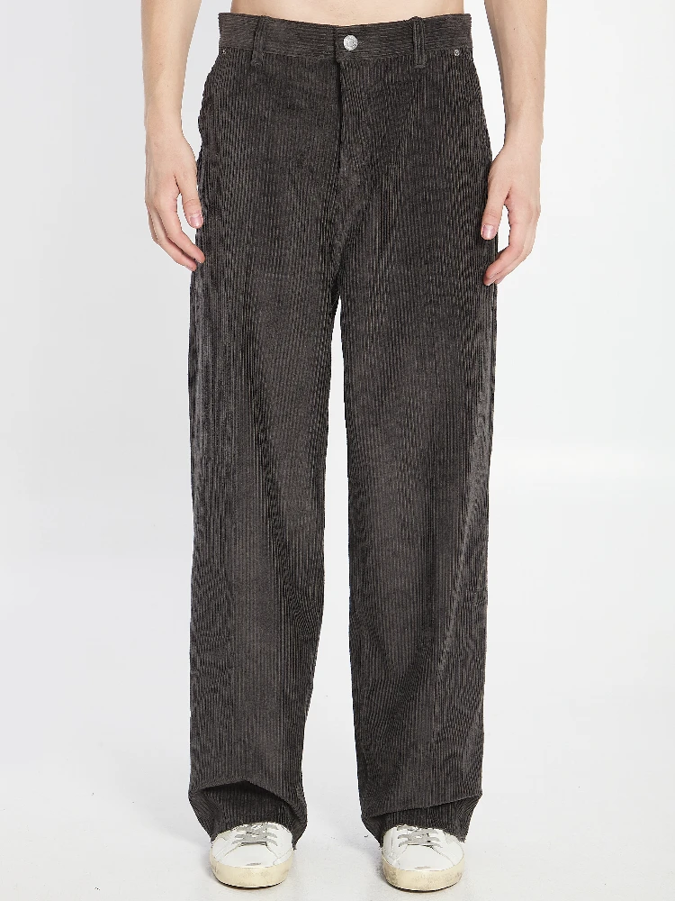 Corduroy velvet pants