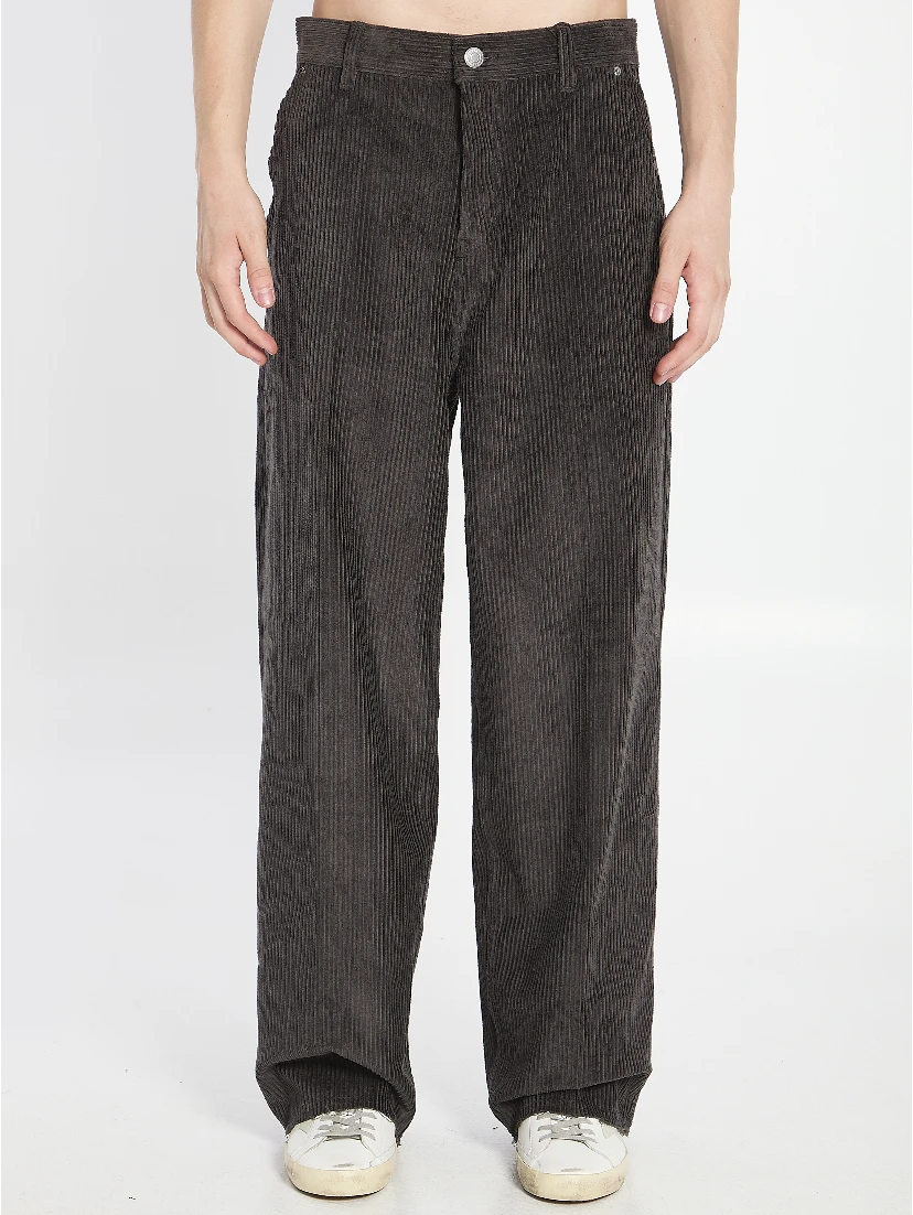 Corduroy velvet pants