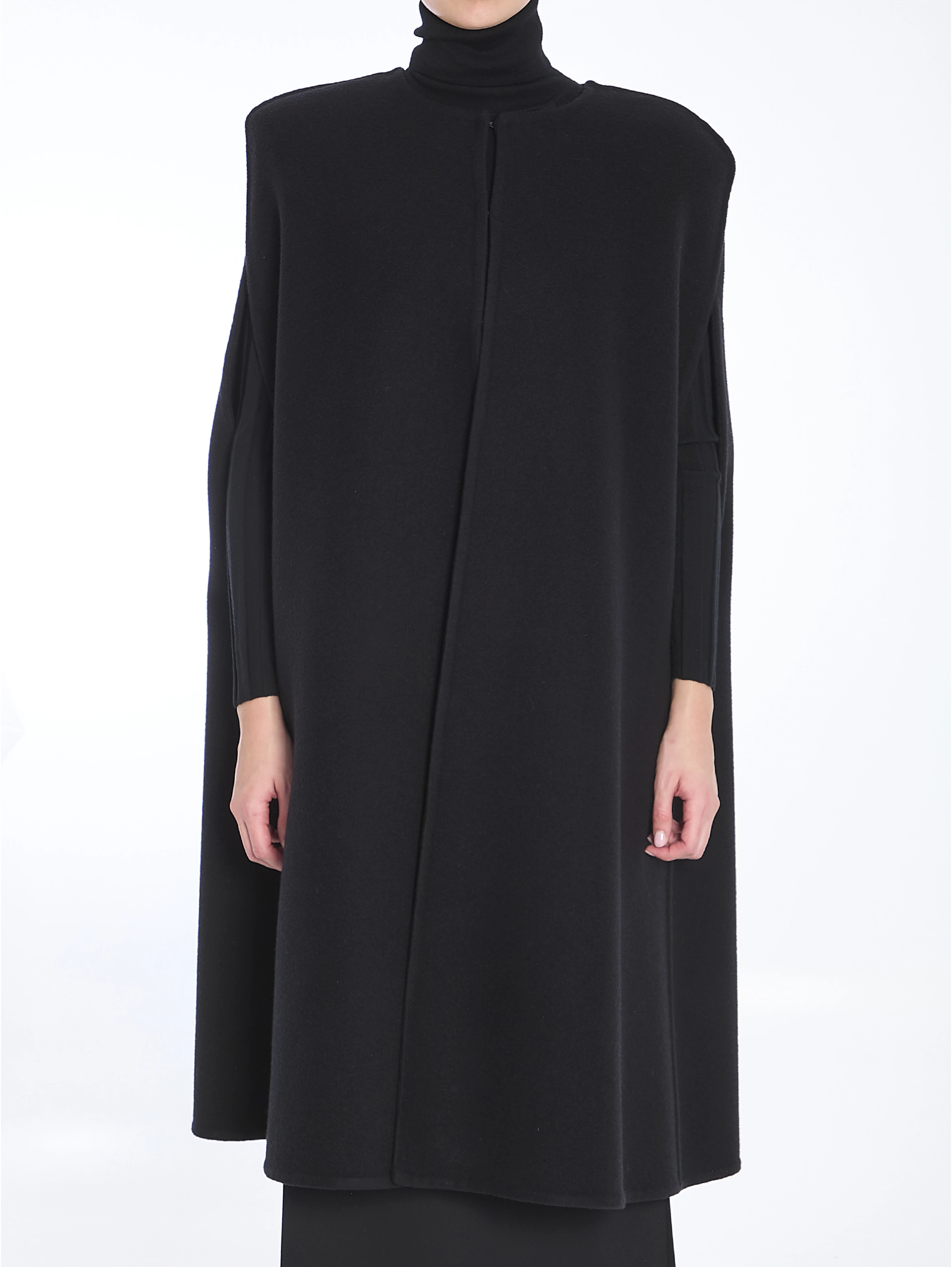 Fluffy Cashmere Blend cape