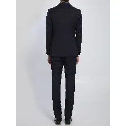 Single-breasted suit in virgin wool