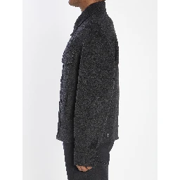 Trucker jacket in wool