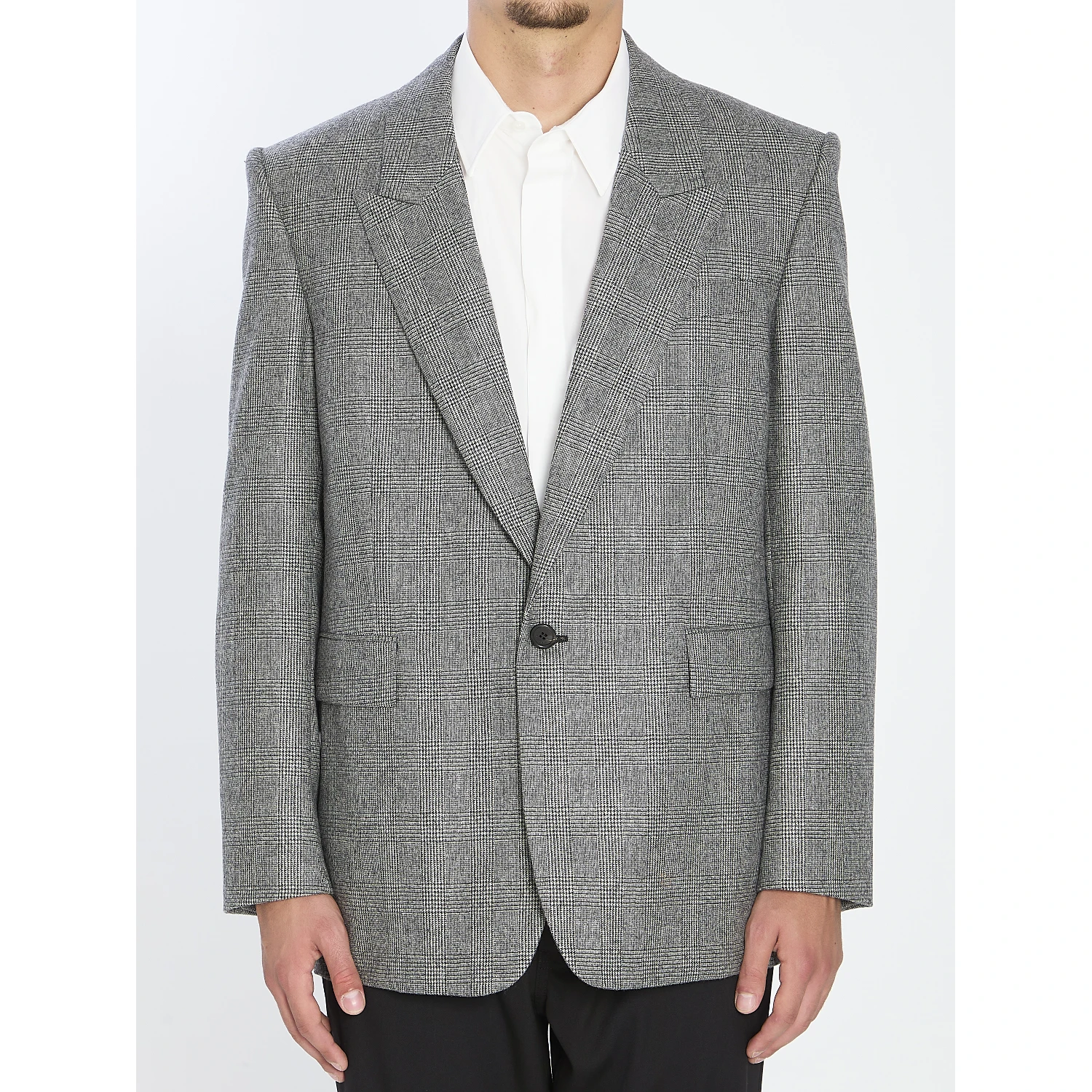 Wool flannel jacket
