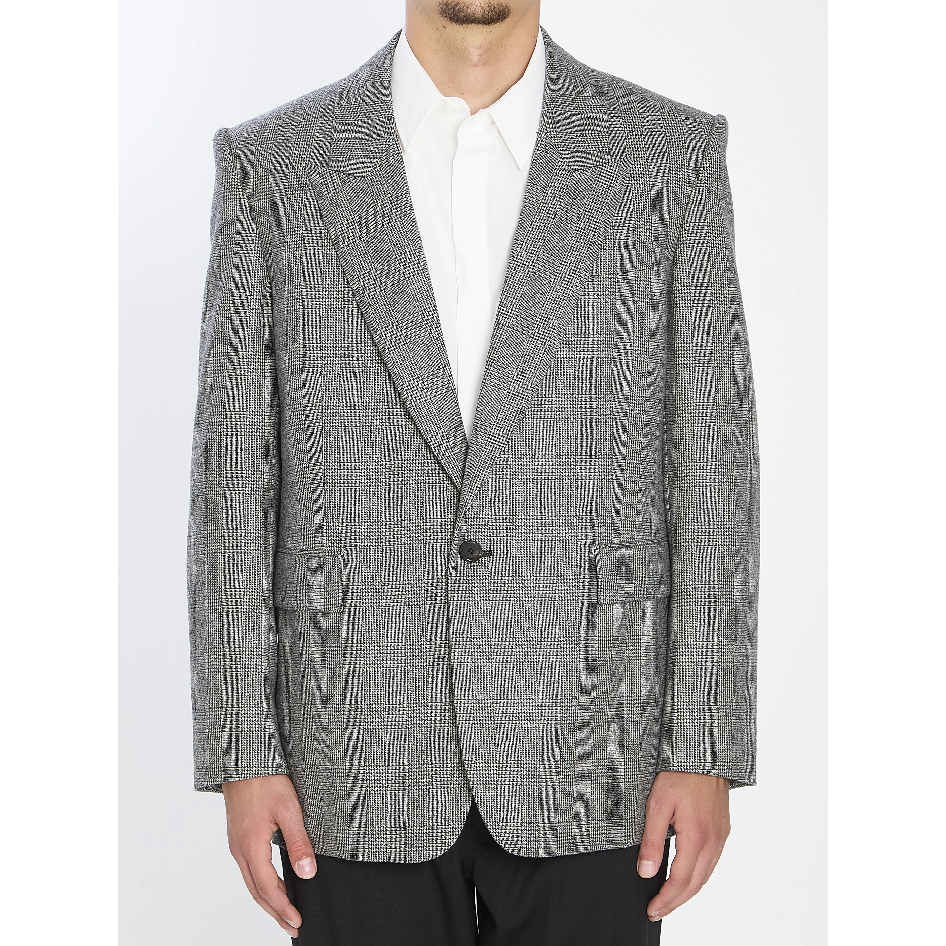 Wool flannel jacket