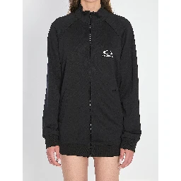 Tracksuit dress with cut-out