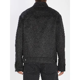 Trucker jacket in wool