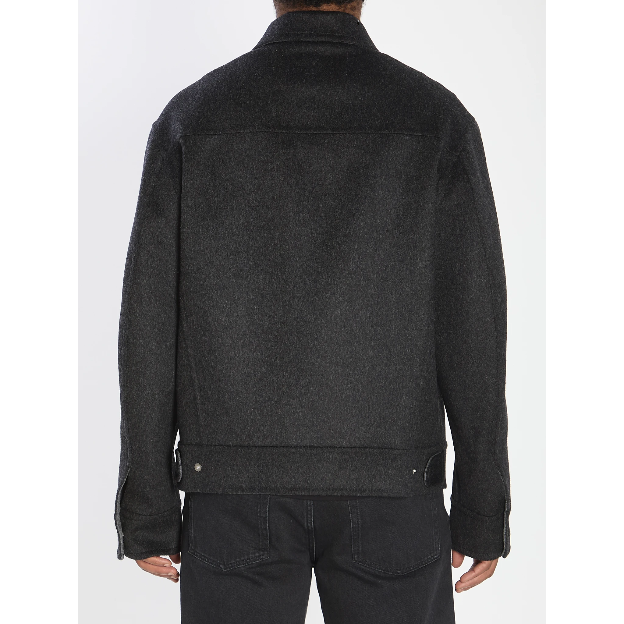 Trucker jacket in wool