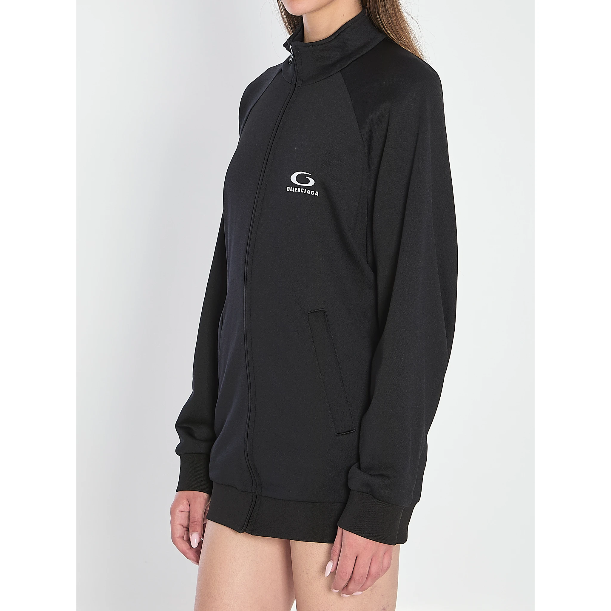 Tracksuit dress with cut-out