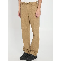 Cotton and linen trousers